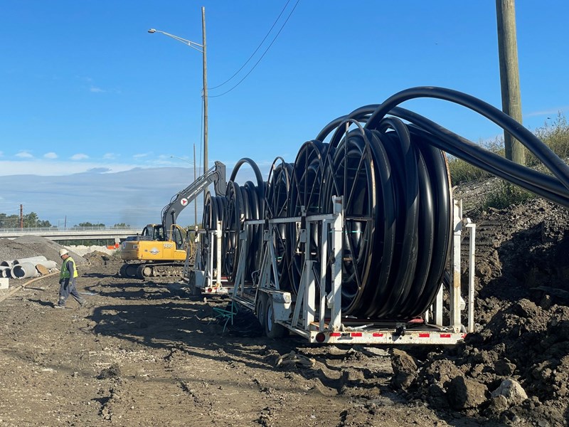 Hl Conduit HDD Helps Build an Intelligent Highway | Electric Conduit Construction