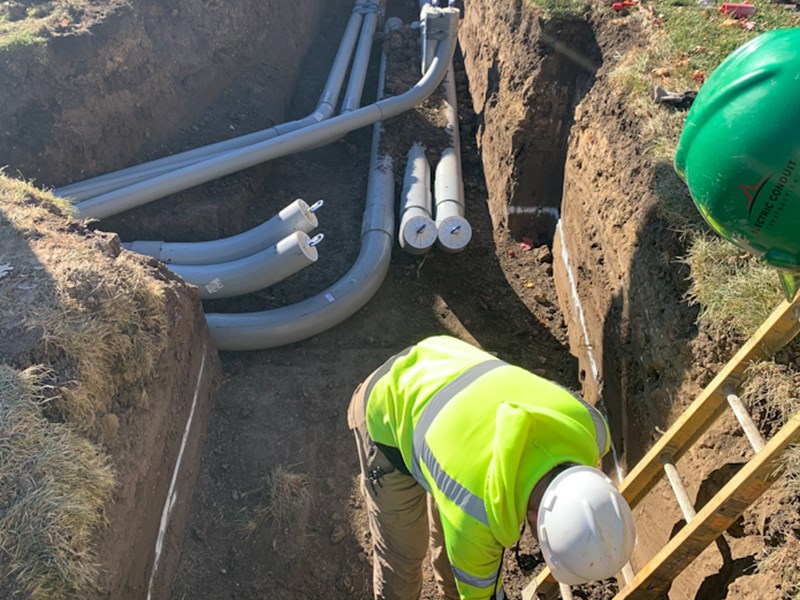 Distribution - Overhead to Underground | Electric Conduit Construction