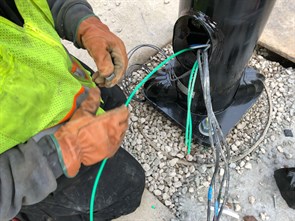 Ground and power wiring