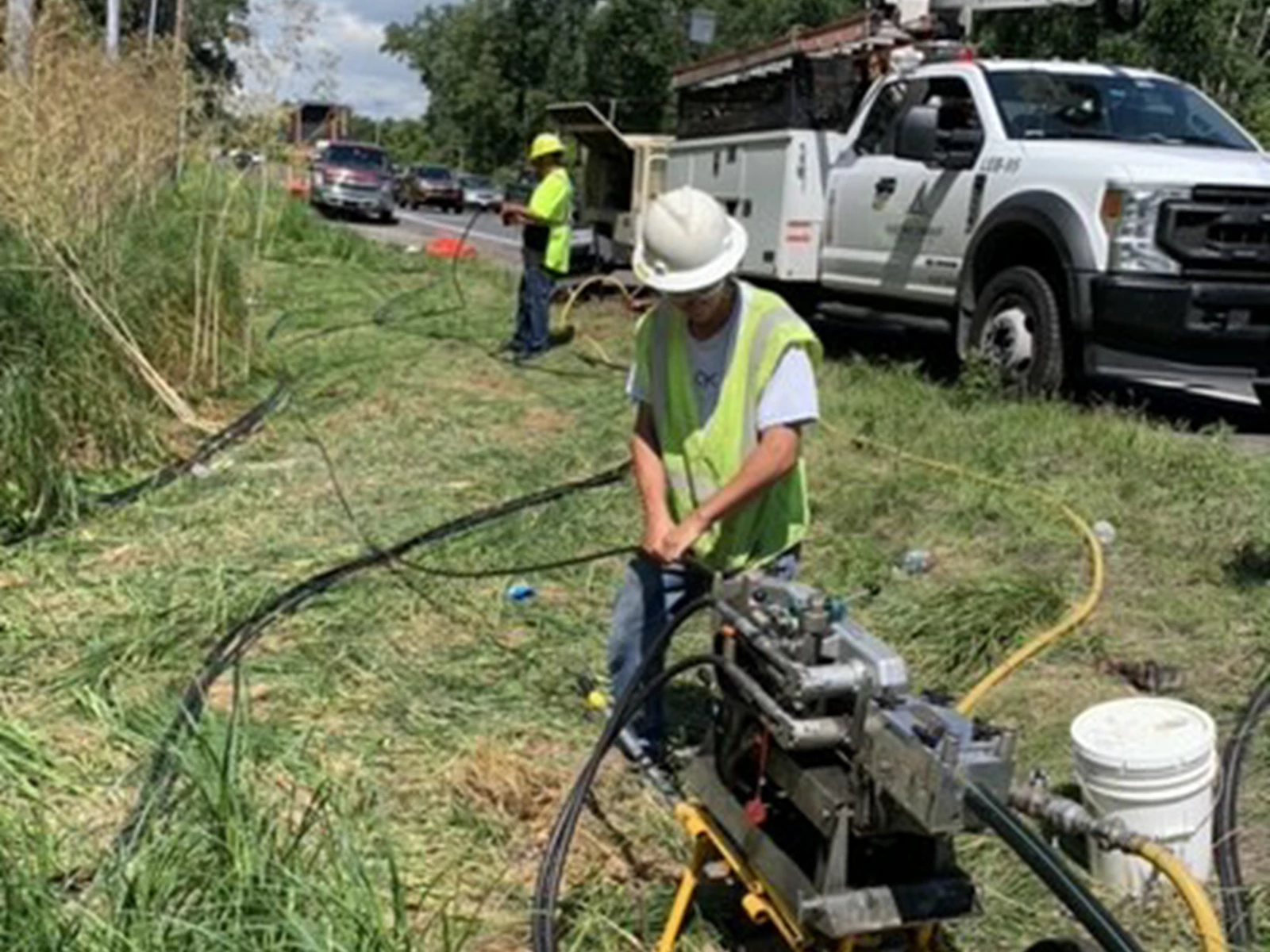 Blowing Rope Electric Conduit Construction Fiber Capability | Electric Conduit ...