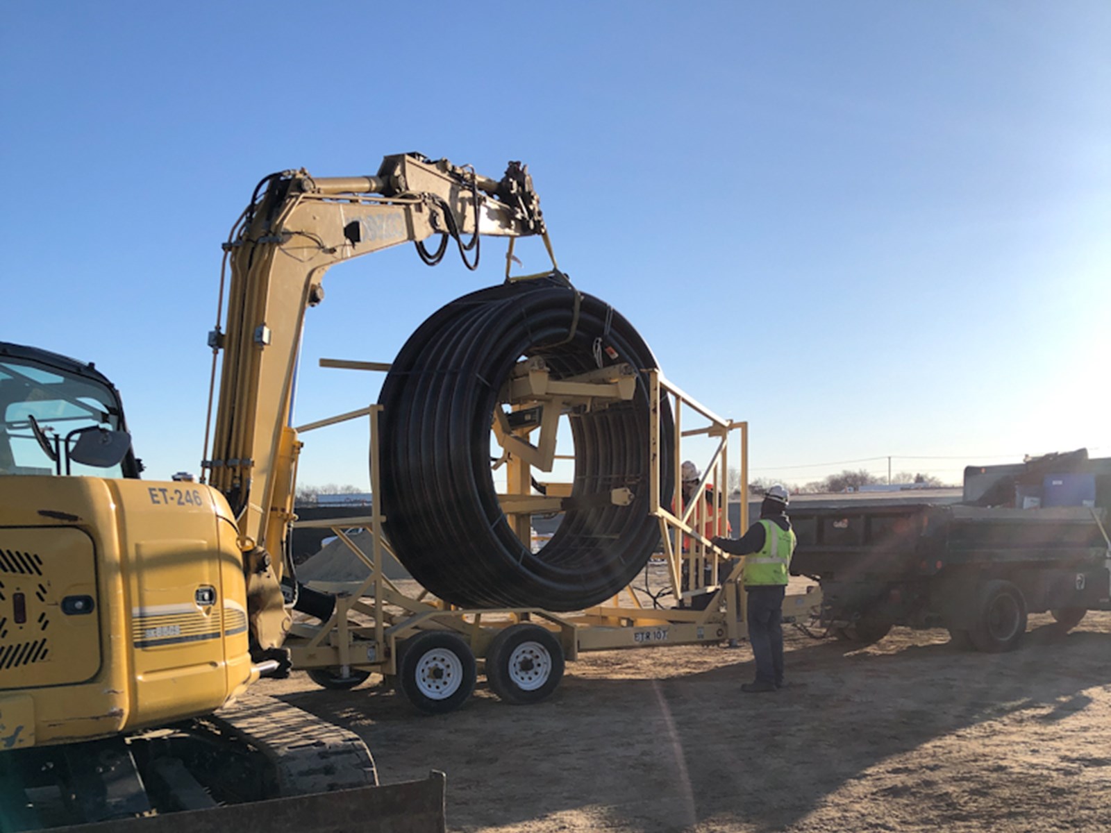 Universal Cable Unloading Managing Change During Utility Construction Projects | Electric Conduit ...